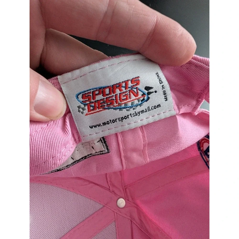 VTG Bobby Labonte Hat‎ Cap Strap Back Pink Petty 43 Cheerios Lightning NASCAR